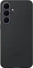 Front. Samsung - Galaxy S25 FE Silicone Case - Black.