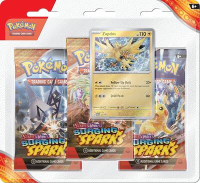 Pokmon Trading Card Game: Scarlet & Violet Surging Sparks 3Pk Booster Styles May Vary 191-87938 - Best Buy Pokmon Trading Card Game: Scarlet & Violet Surging Sparks 3Pk Booster Styles May Vary 191-87938 - Best Buy