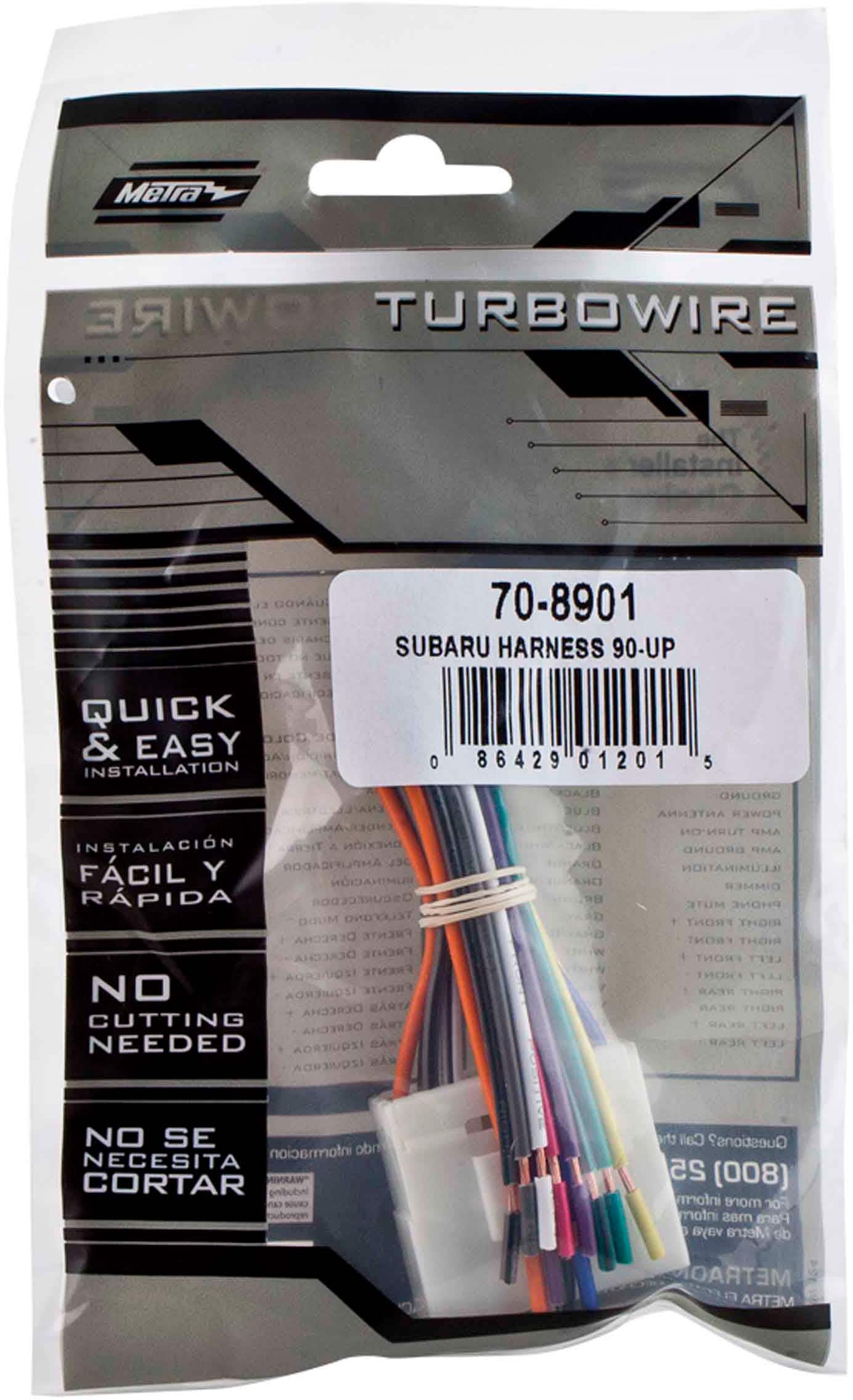 Alt View 11. Metra - Wiring Harness for Select 1993-2013 Subaru - Multi.