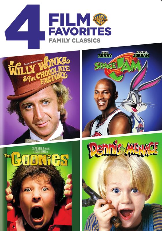 Willy Wonka and the Chocolate Factory/Space Jam/The Goonies/Dennis the Menace [DVD]