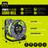 Alt View 15. Masterplug - 75Ft 4 Sockets 13A 14AWG Large Open Reel with USB Charging - Green & Grey.