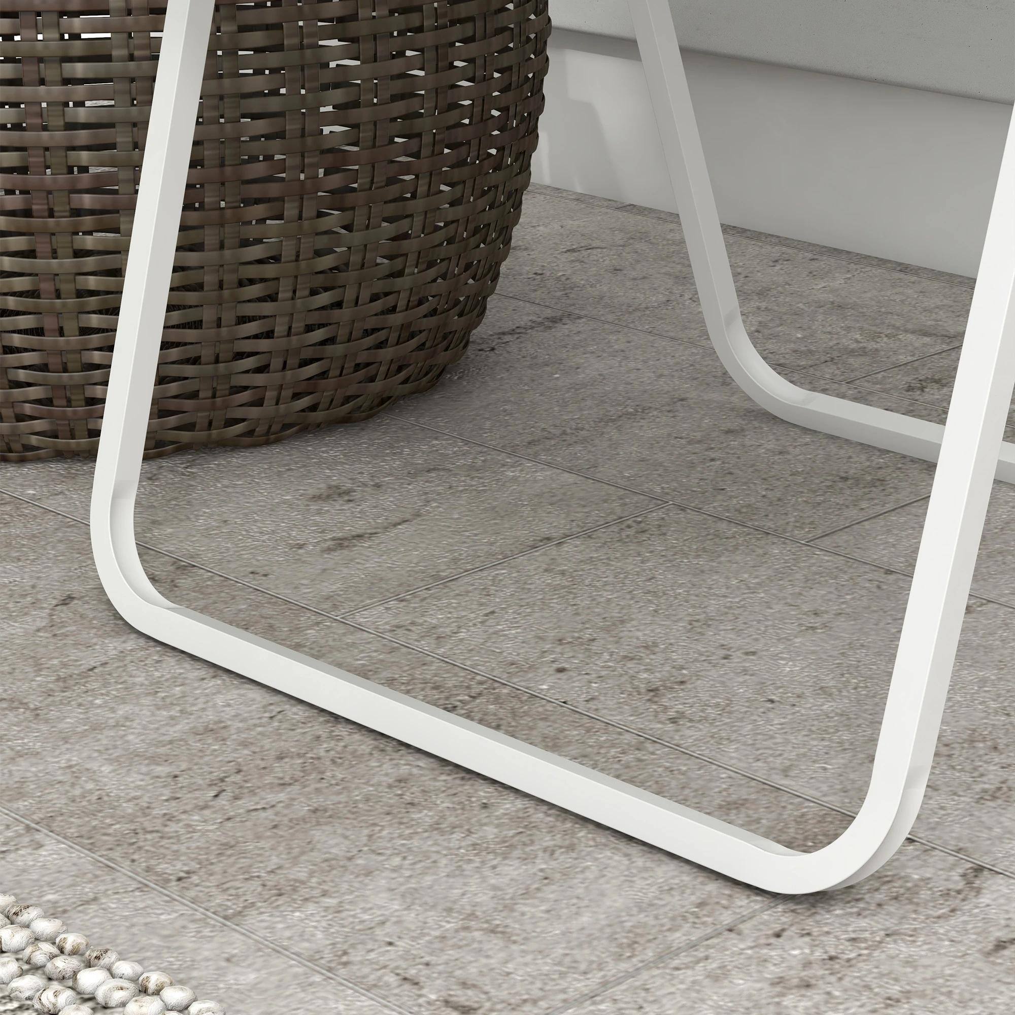 Back. Resenkos - Resenkos 2-Piece Folding Chairs, Durable Outdoor Camping Seats, Compact Lawn Chairs with Armrests, Green - Green.