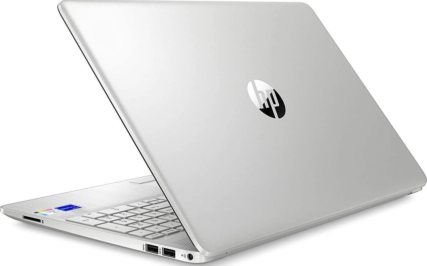 Alt View 1. HP - 15t-dw300-15 Laptop 15.6 HD Display (i7-1165G7, 64GB, 4TB SSD, Intel Iris Xe, Backlit KB, Win 11 Pro) - Natural Silver.