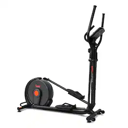 Sunny Health & Fitness - Power Stride Smart Magnetic Elliptical Machine - Black