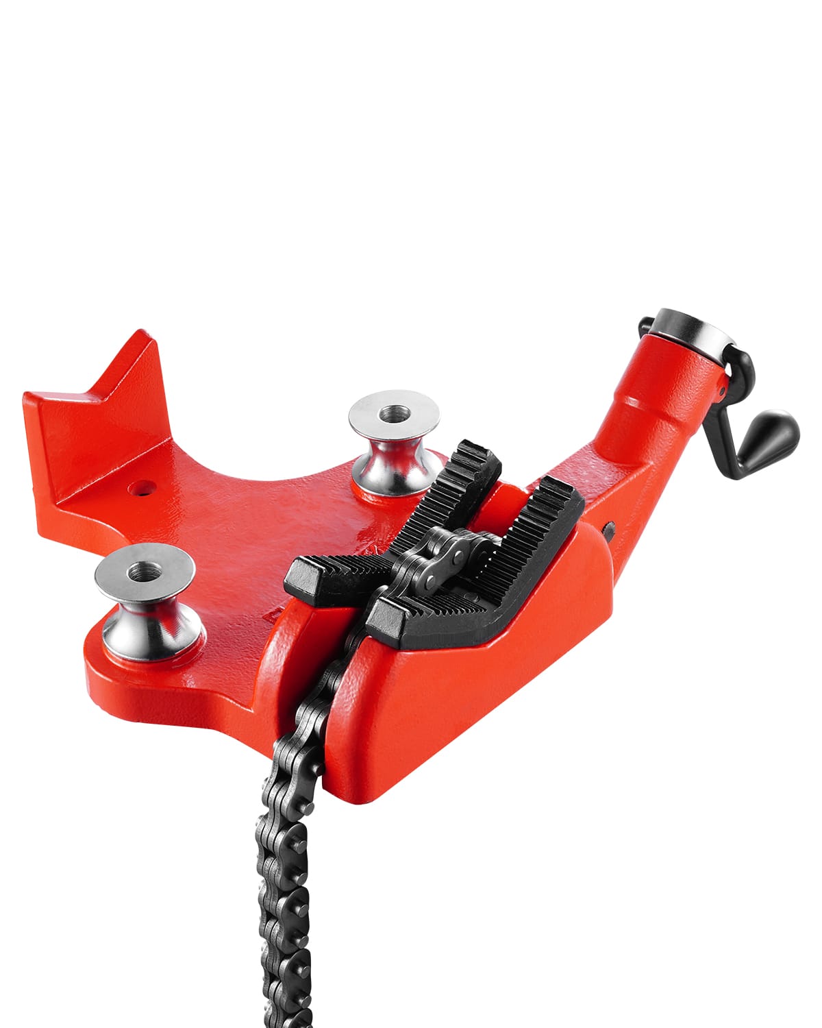 "VEVOR - Heavy-Duty Pipe Chain Vise, 1/2"" - 8"" Pipe Capacity, 34.6"" Rugged Chain & Cast Iron Base, Industrial-Grade Pipe Clamping - Red" price history on PriceWatchPro