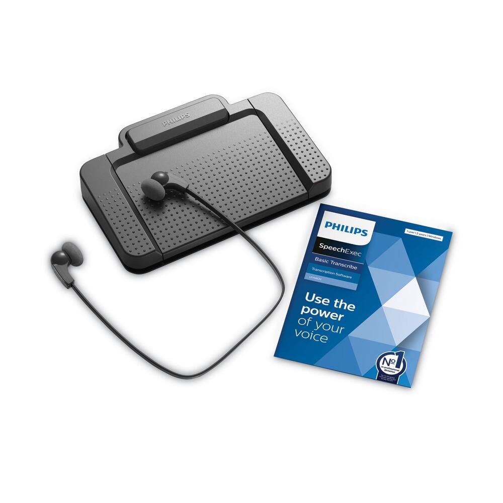 PHILIPS  
SpeechExec Basic Transcribe  
Transcription Software  

Use the power of your voice