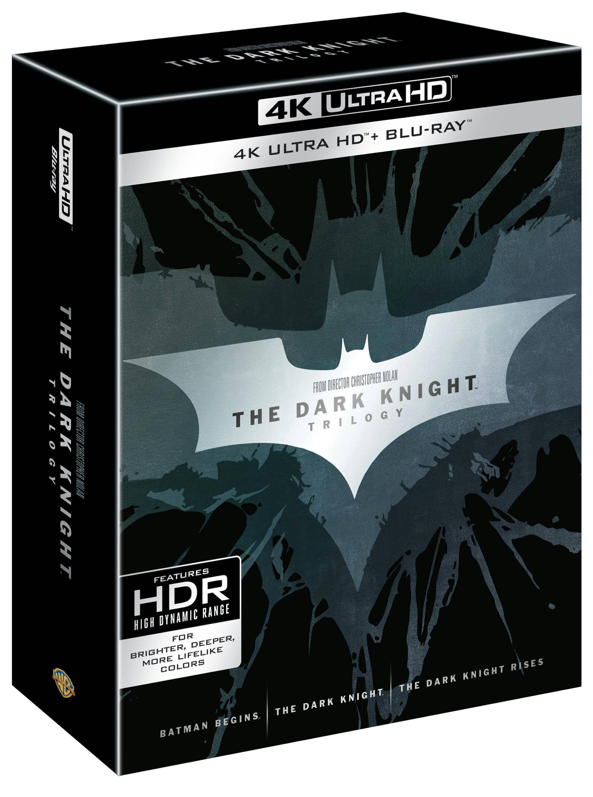Front. The Dark Knight Trilogy (4K Ultra HD + Blu-ray) [UHD].