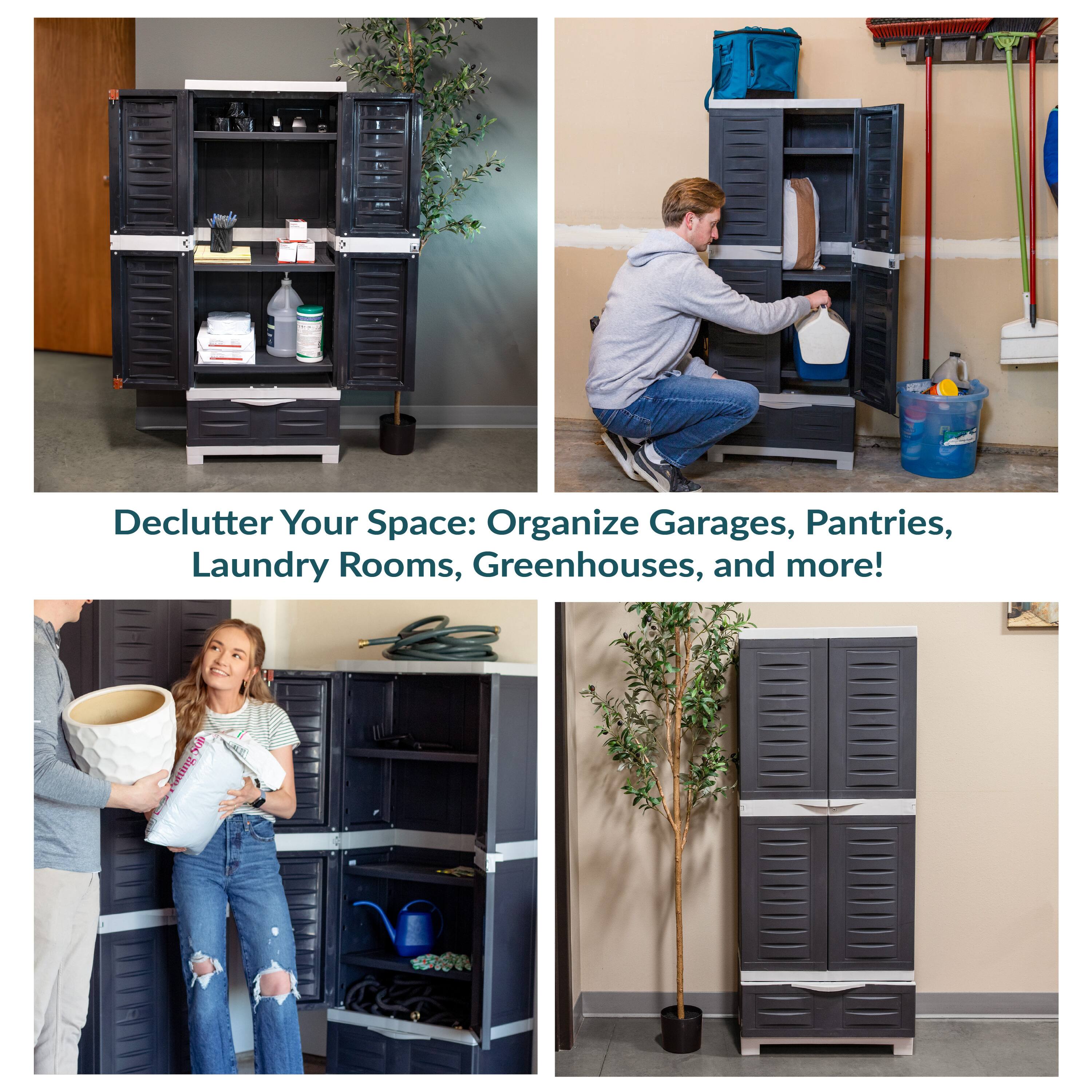 Declutter Your Space: Organize Garages, Pantries, Laundry Rooms, Greenhouses, and more!