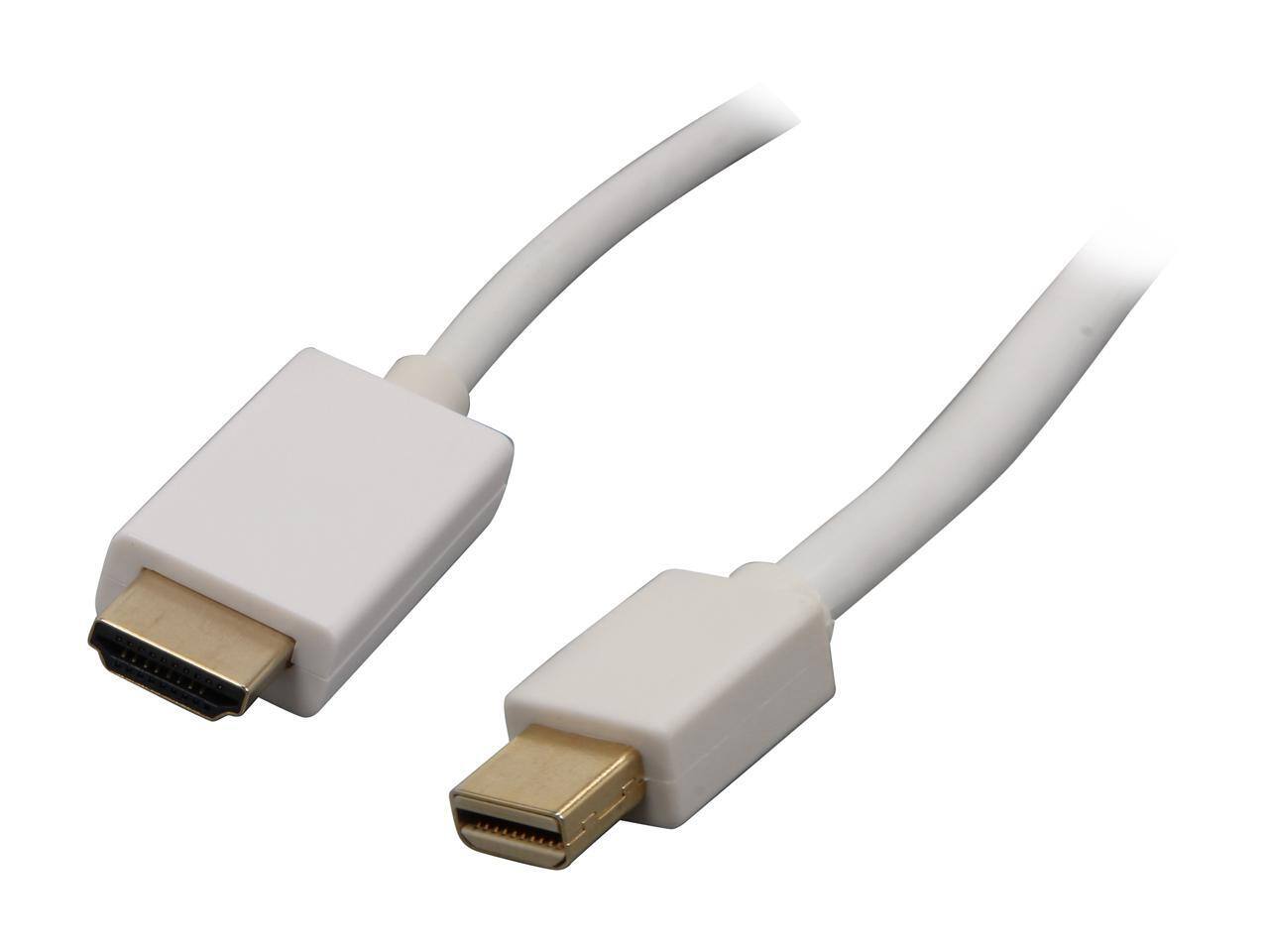 Front. Nippon Labs - Nippon Labs MINIDP-HDMI-15 15 ft. Mini DP DisplayPort Male to HDMI Male Adapter Cable, White.