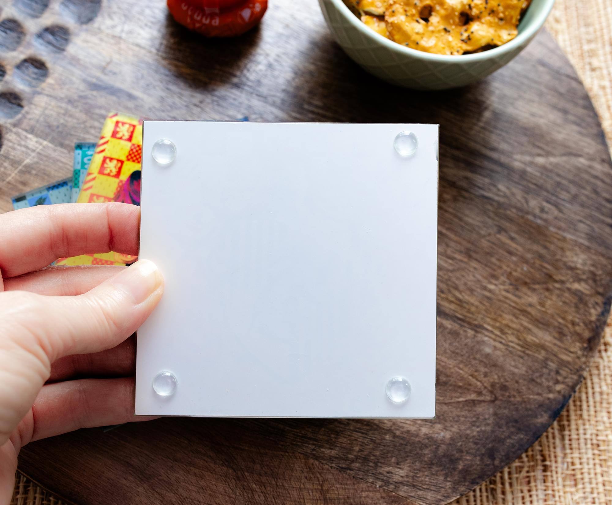 Alt View 3. Silver Buffalo - Harry Potter Hogwarts Houses Glass Coasters | Set of 4 - Blue.