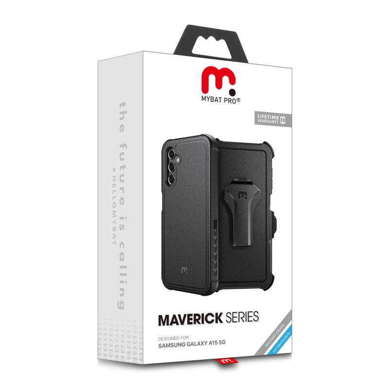 MYBAT PRO the LIFETIME WARRANTY # future HELLOMYBAT is calling MAVERICK SERIES 8 0 GRADE 886 3888 3 DESIGNED FOR MILITARY 3 0 3 E3 m 3888 .3 1 E 3838 M 3 13888 636363 SAMSUNG GALAXY A15 5G 3 MIL ANTIMICROBIAL