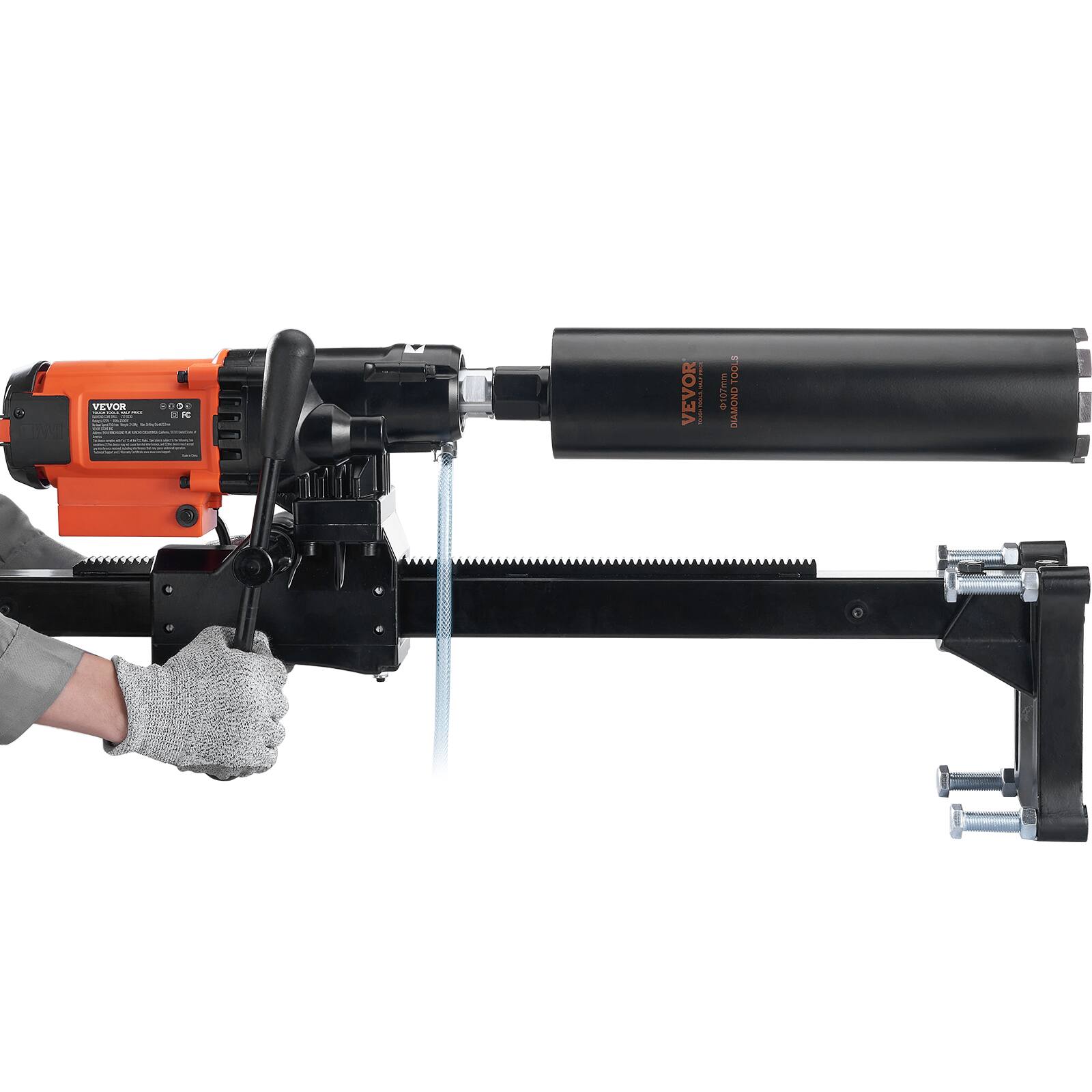 VEVOR Diamond Core Drilling Machine, 8in Wet&Dry Concrete Core Drill ...