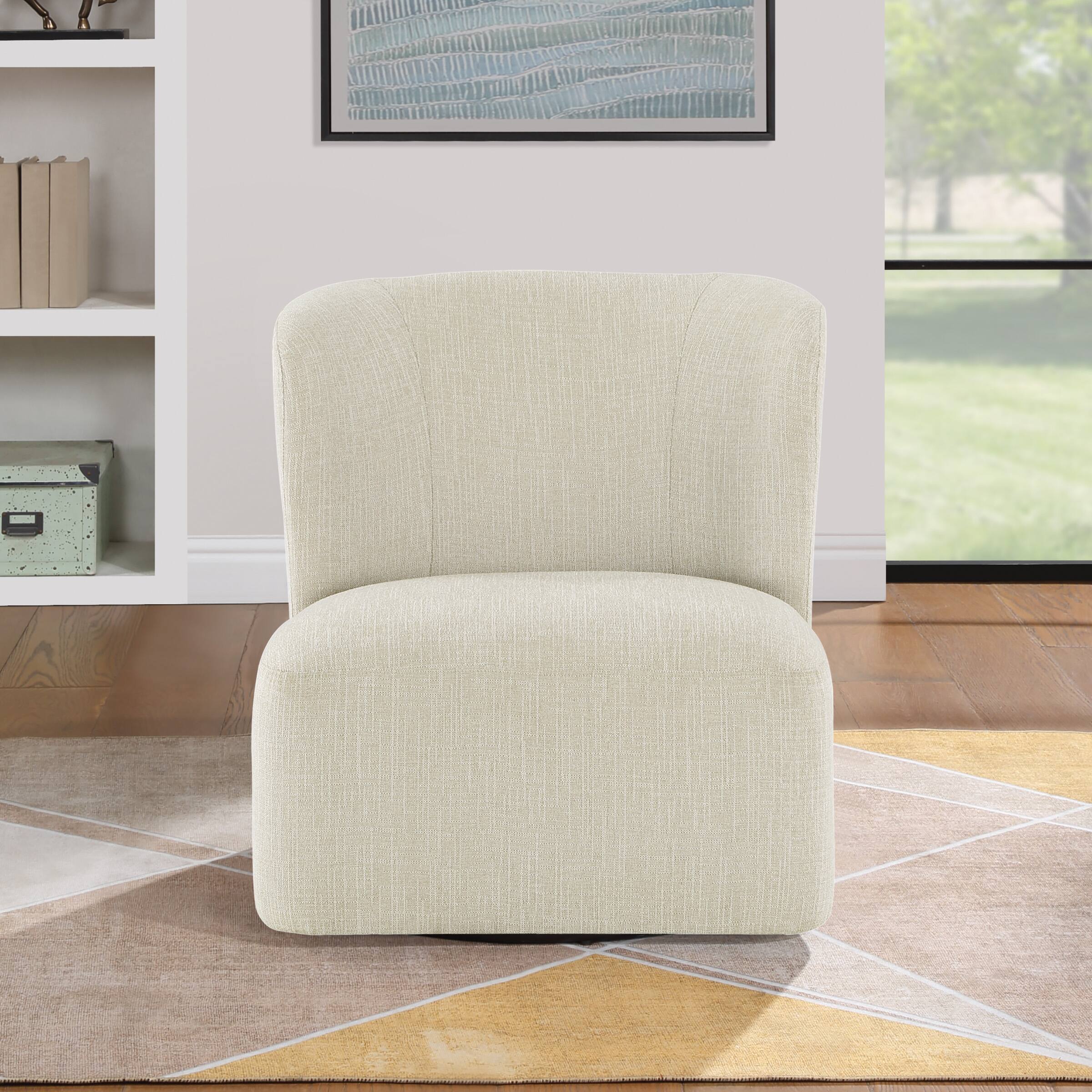 Alt View 14. OSP Home Furnishings - Lucia Swivel Chair - Linen.