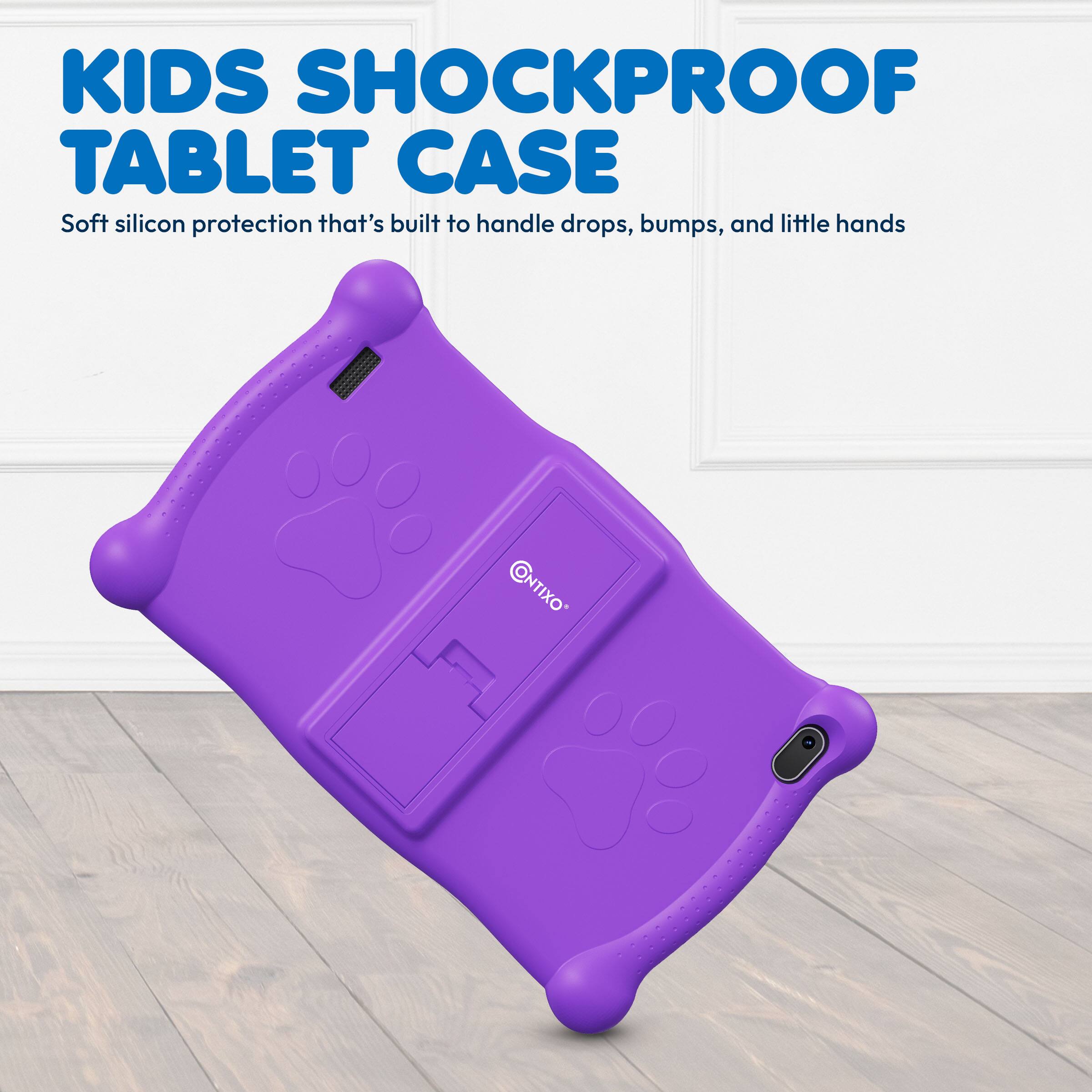 KIDS SHOCKPROOF TABLET CASE
Soft silicon protection that's built to handle drops, bumps, and little hands