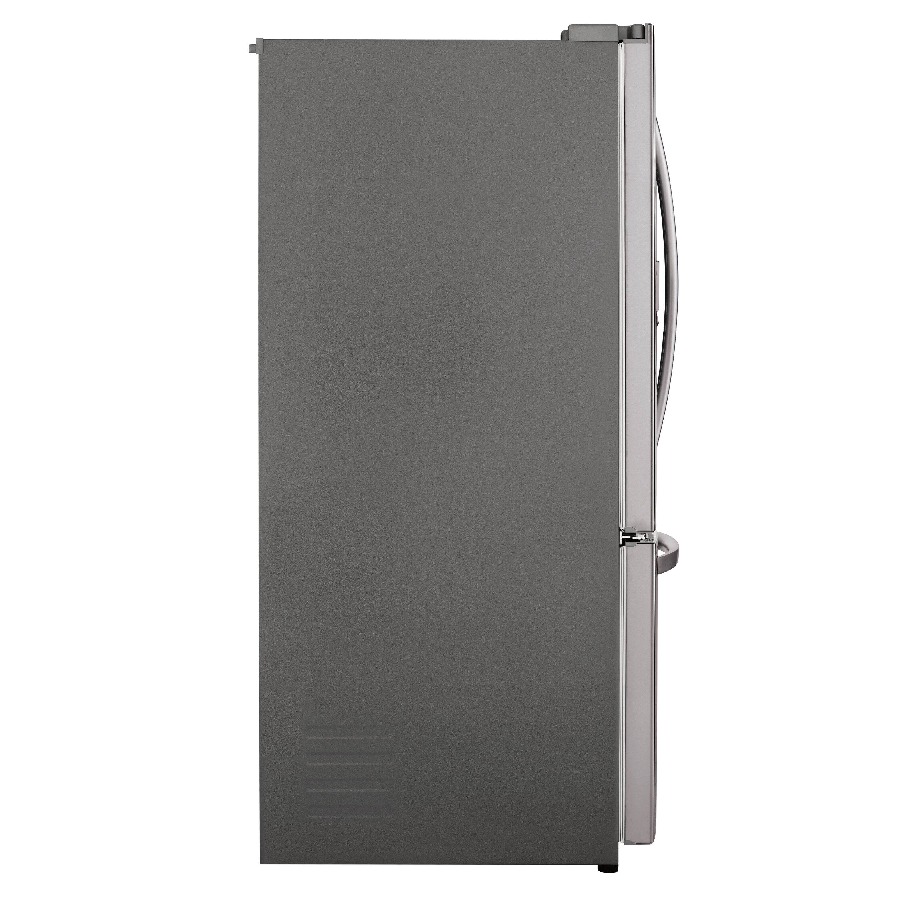 Alt View 26. LG - 26.2 Cu. Ft. French Door Smart Refrigerator with Dual Ice Maker - Stainless Steel.