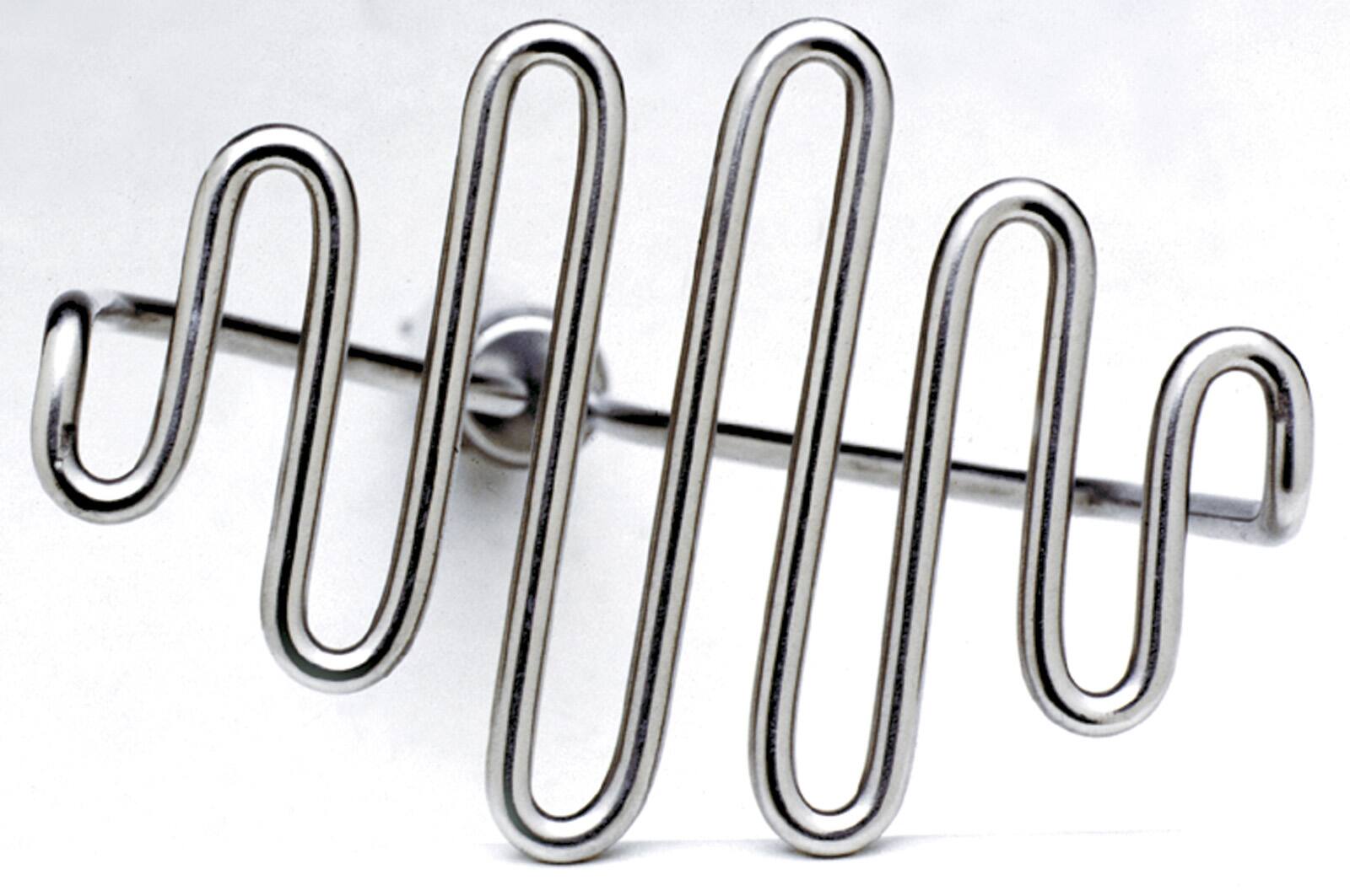 Alt View 1. Norpro - Krona Potato Masher - Stainless Steel, Heavy Duty - Silver.