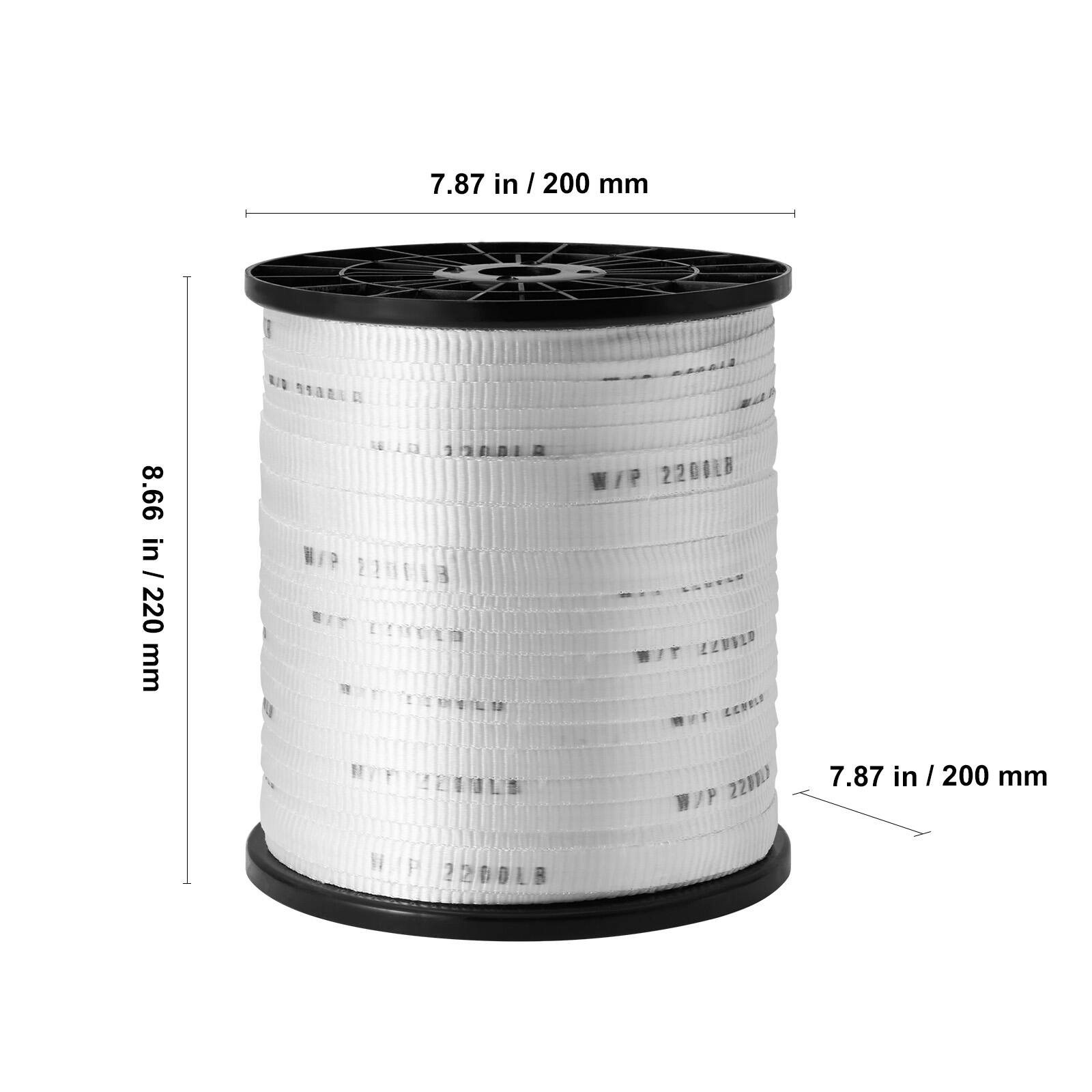 7.87 in / 200 mm  
8.66 in / 220 mm  

W/P 2200LB