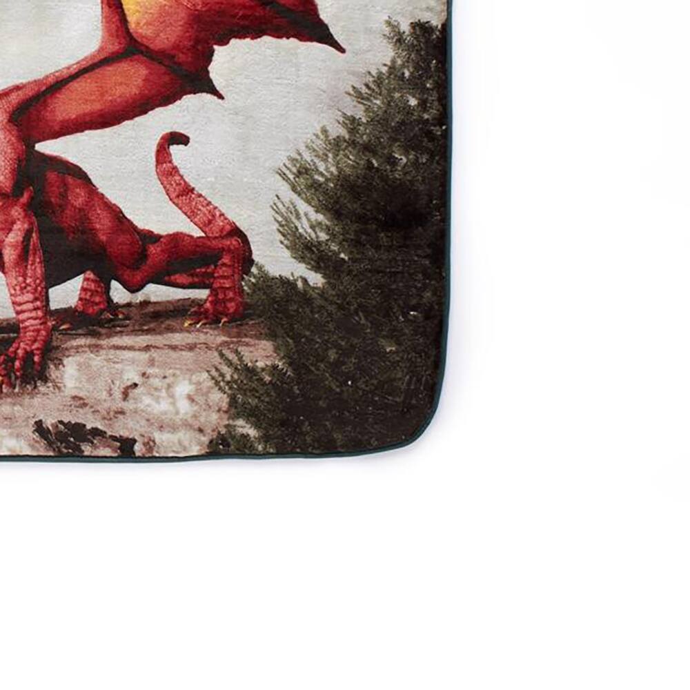 Alt View 1. Shavel Home Products - Shavel Hi Pile High Quality Luxurious And Incredibly Soft Warm Snuggly Throw Jumbo 60x80" - Dragon - Dragon.