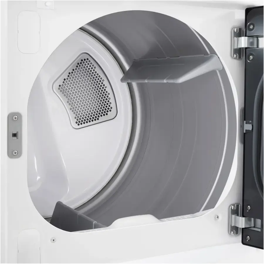 Alt View 19. LG - 7.3 Cu. Ft. Smart Electric Dryer with Sensor Dry - Alpine White.