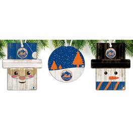 Fan Creations - 3-Pack Ornament Set - Multicolor