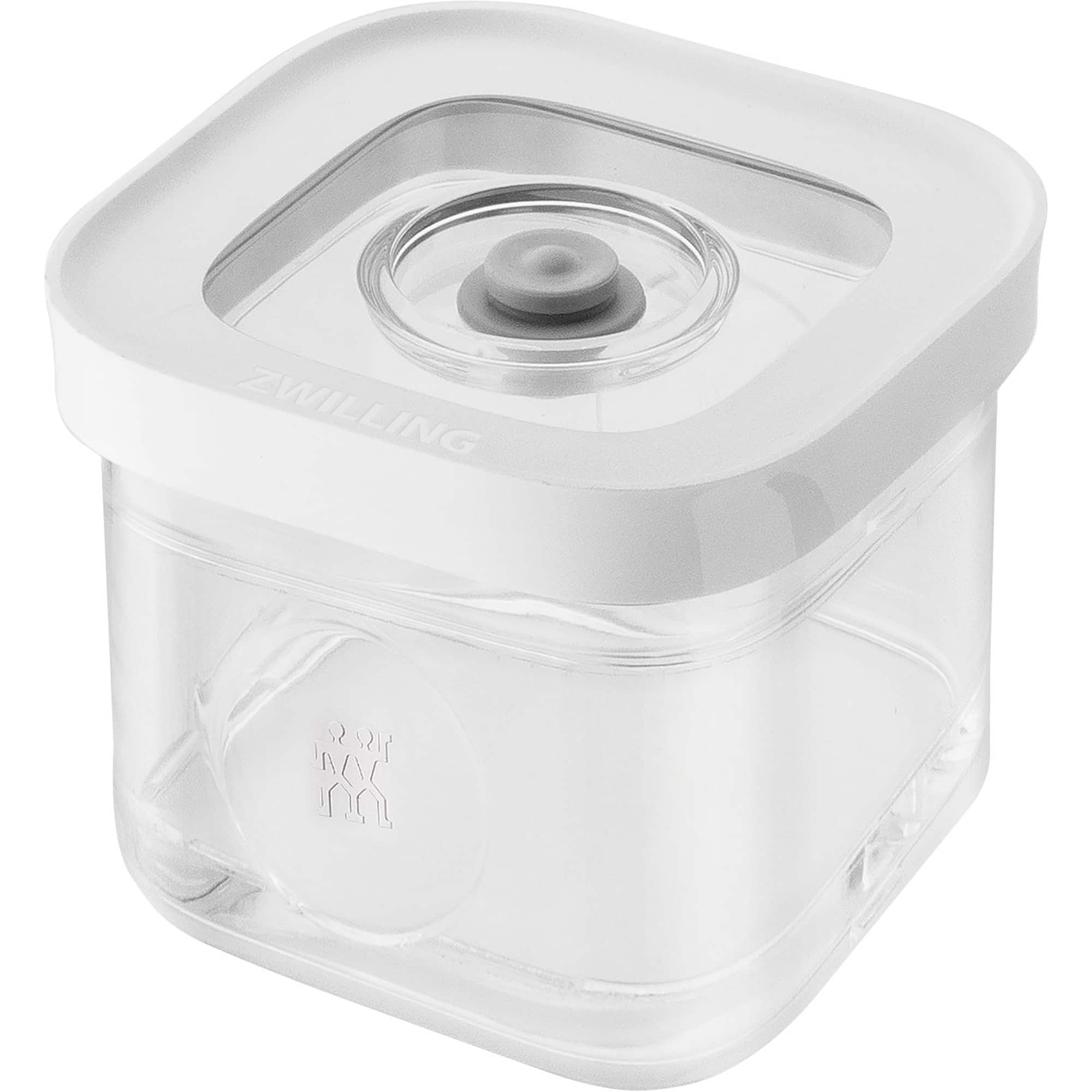 ZWILLING - Fresh & Save Cube Box, Plastic, Airtight Dry Food Storage Container, Small Cube, S Container, .34-qt - Clear