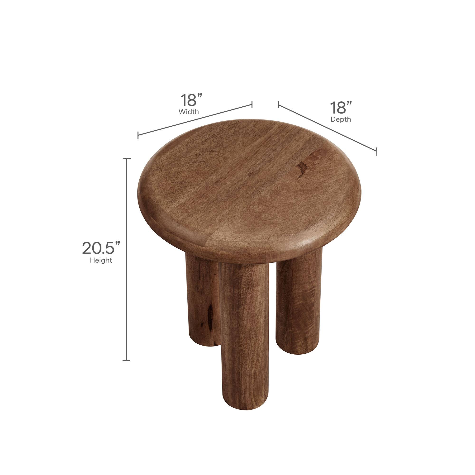18" Width  
18" Depth  
20.5" Height