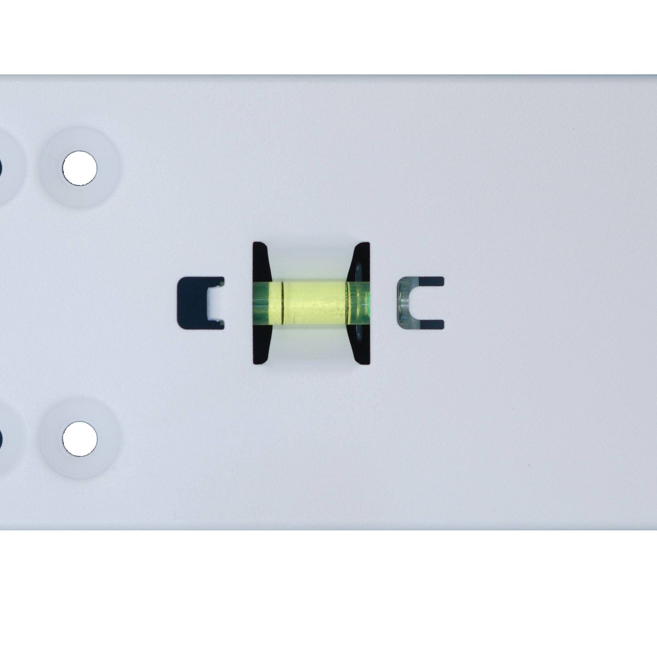 Alt View 3. AnyMount - ANYMOUNT Air Conditioner Support Bracket for Outdoor Window AC, AC Window Bracket Supports up to 10,000 BTU & 88 Lbs. - White.