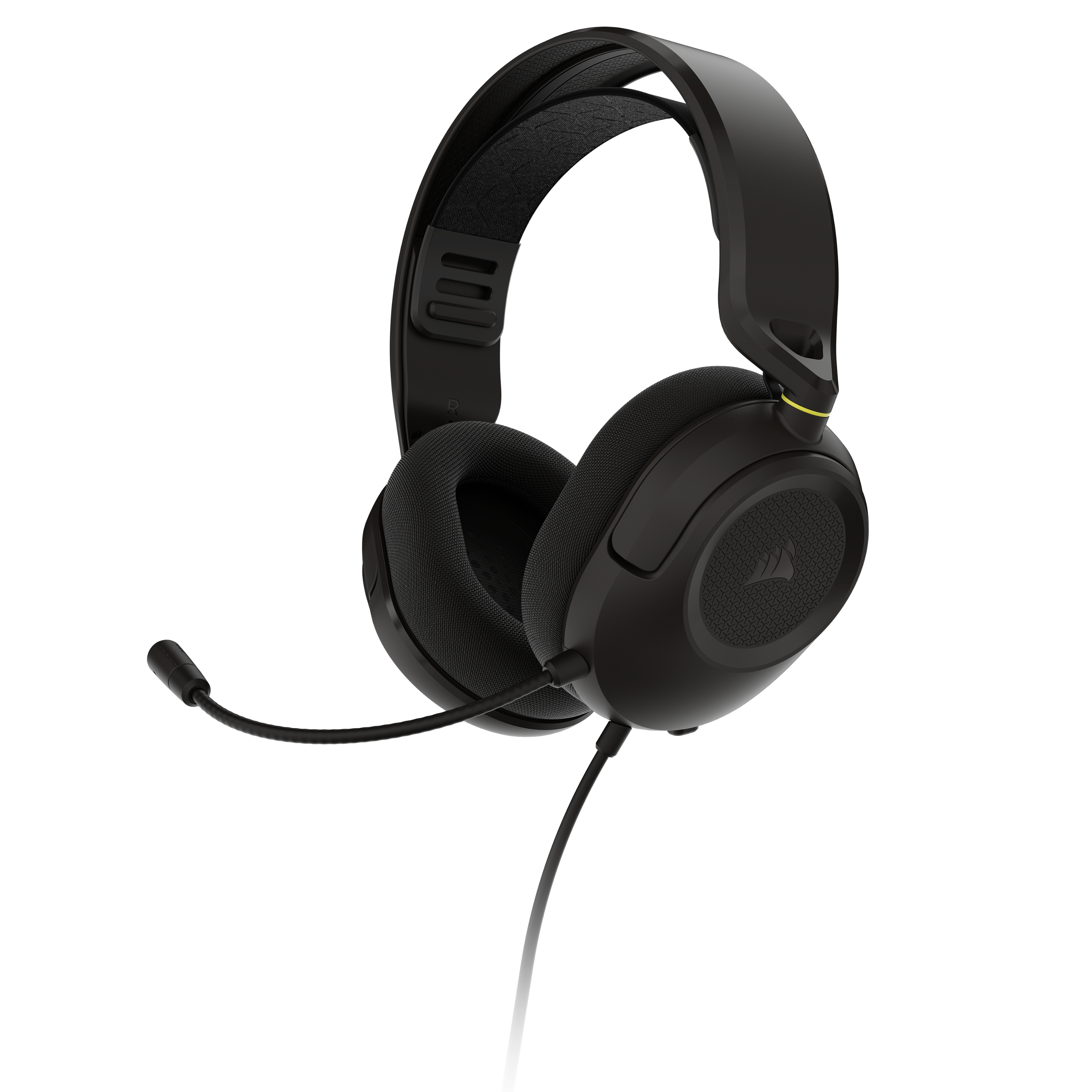 Alt View 4. CORSAIR - HS35 v3 Wired Over-the-Ear Gaming Headset for PC,Xbox One,Xbox Series X|S,PS5,PS4, Nintendo Switch and Mobile - Carbon.