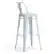 Alt View 15. Simpli Home - Rayne 30 inch Metal Bar Stool (Set of 2) - White.