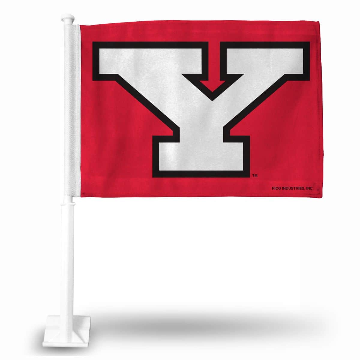 Rico Industries - Youngstown State Penguins 11X14 Window Mount 2-Sided Red Car Flag - Multi