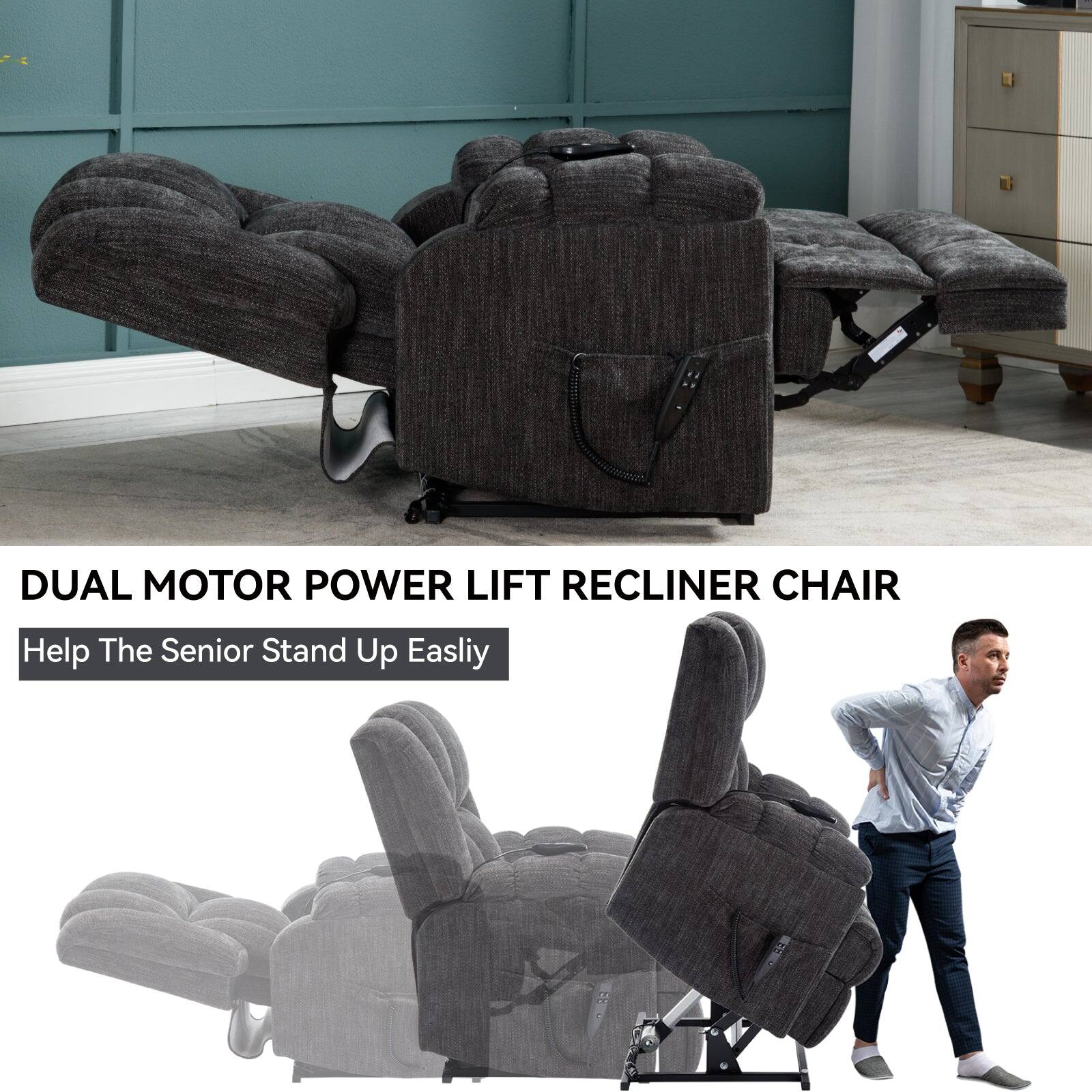 DUAL MOTOR POWER LIFT RECLINER CHAIR
Help The Senior Stand Up Easily