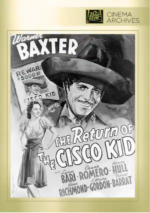 Front. Return of the Cisco Kid, The - DVD.