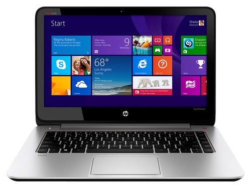 Best Buy: HP ENVY 14" Touch-Screen Laptop Intel i5 8GB Memory 750GB Hard Natural Silver 14-k120us