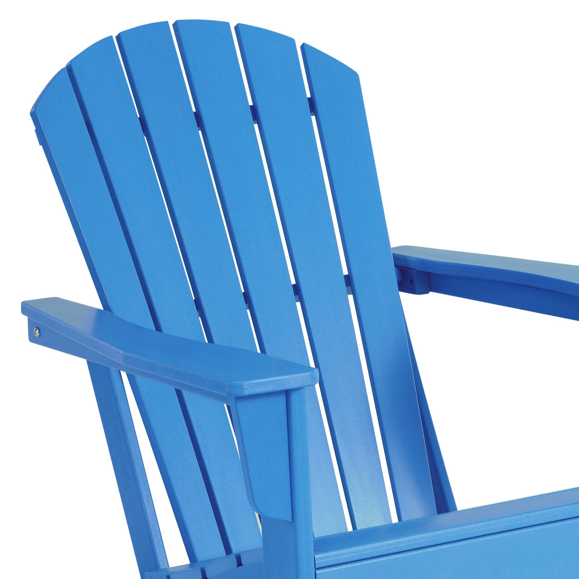 Alt View 4. WestinTrends - WestinTrends Dylan Outdoor Adirondack Chair (Set of 2) - Pacific Blue.