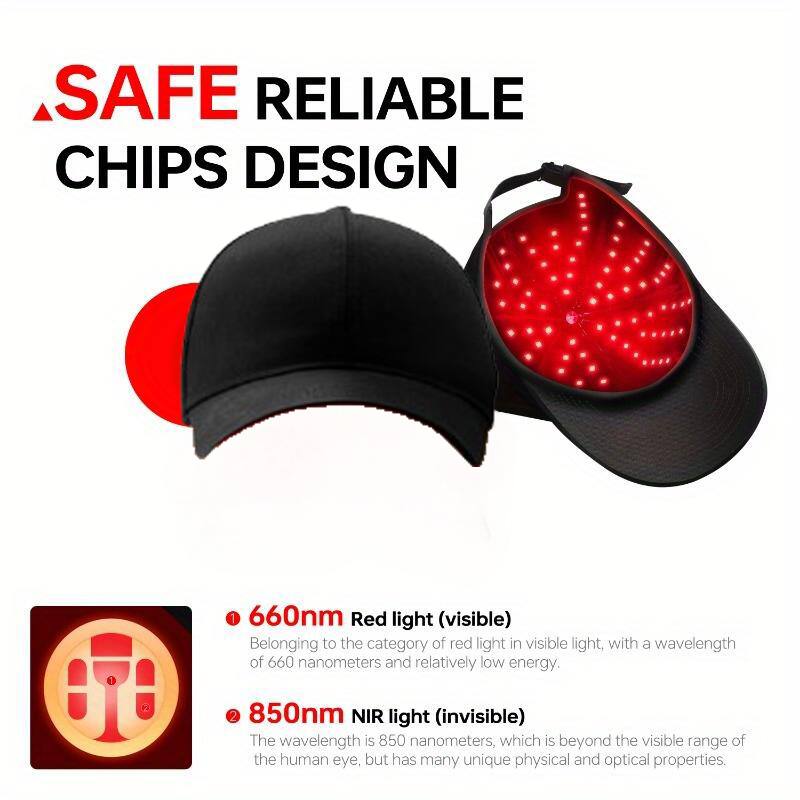 SAFE RELIABLE CHIPS DESIGN
1. 660nm Red light (visible)
- Belonging to the category of red light in visible light, with a wavelength of 660 nanometers and relatively low energy.
2. 850nm NIR light (invisible)
- The wavelength is 850 nanometers, which is beyond the visible range of the human eye, but has many unique physical and optical properties.