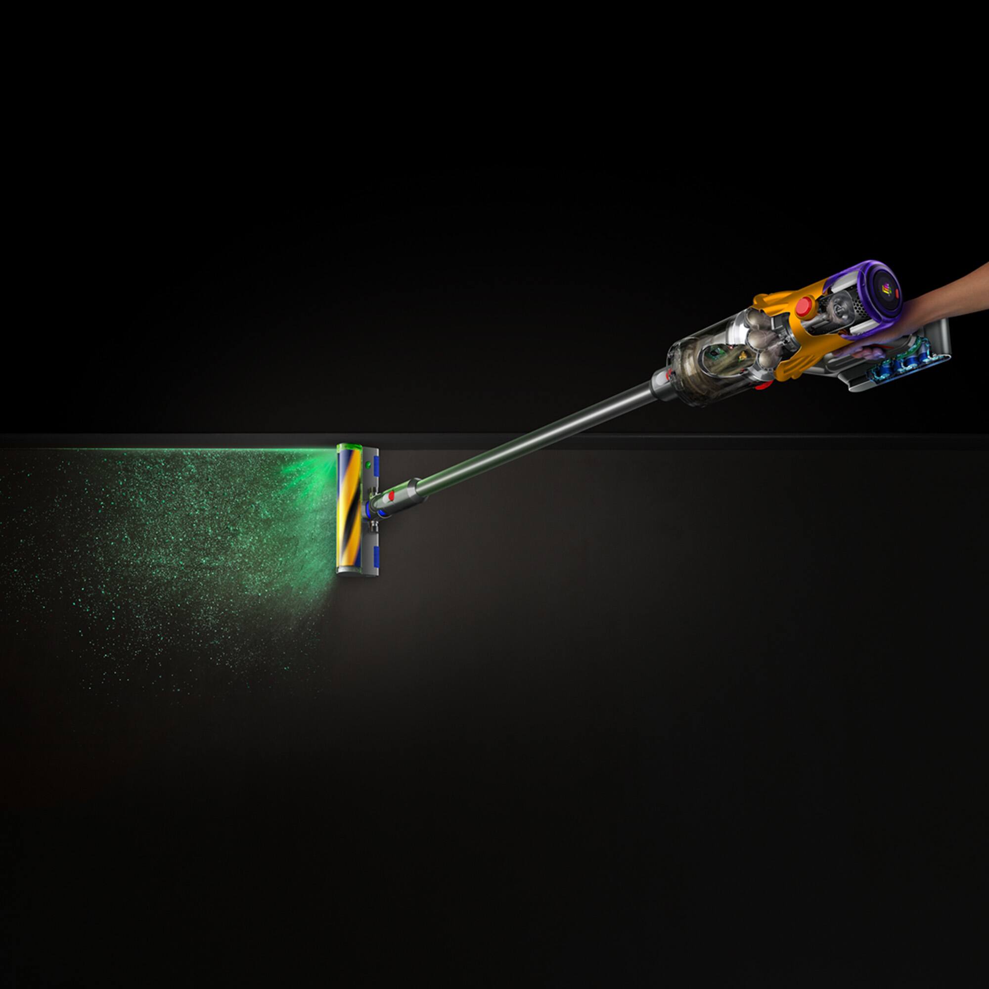 Alt View 20. Dyson - V12 Detect Slim Cordless Vacuum with 8 accessories - Yellow/Iron.