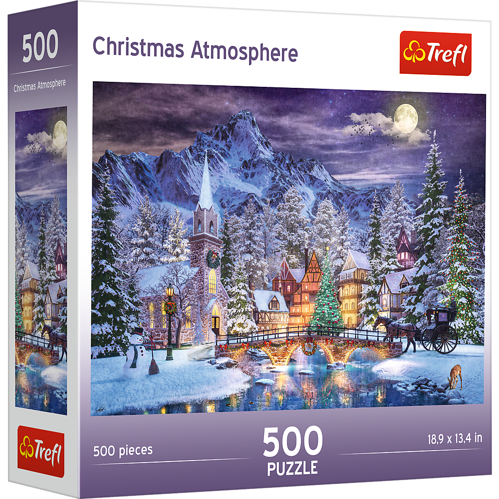 500 Christmas Atmosphere  
Trefl  
500 pieces  
500 PUZZLE  
18.9 x 13.4 in
