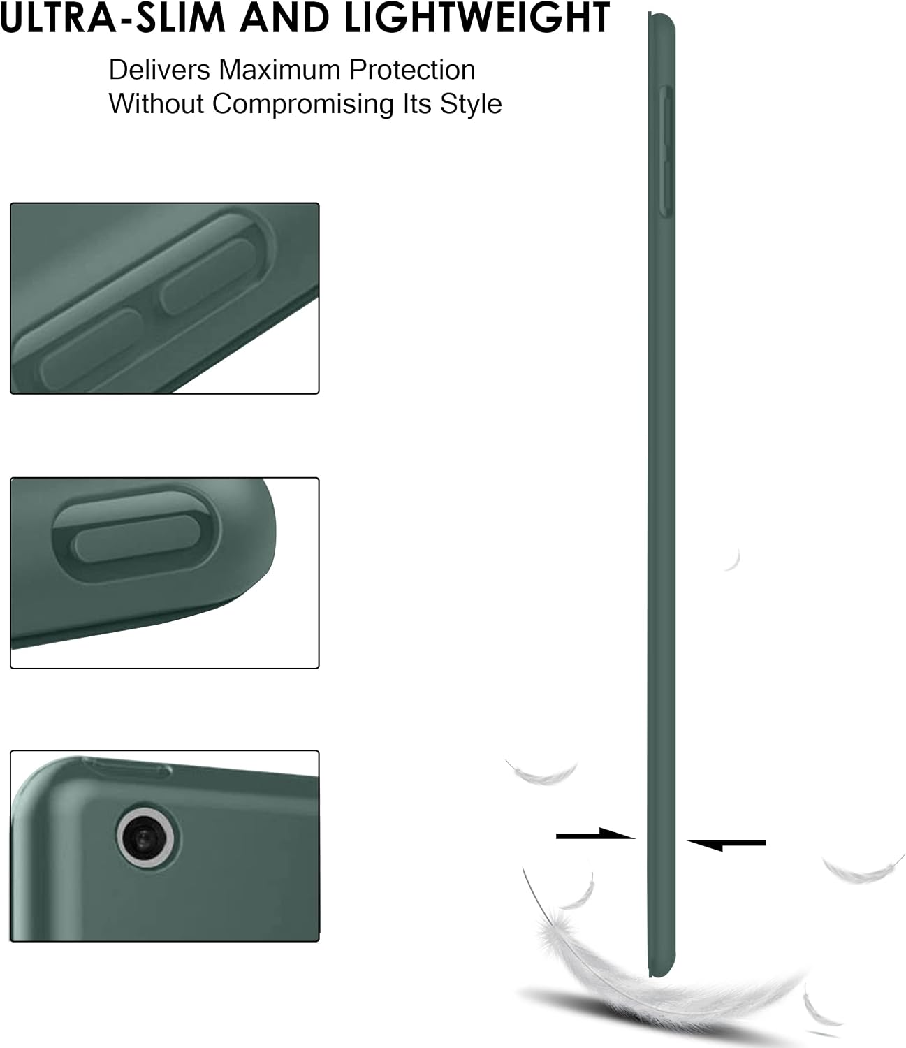 ULTRA-SLIM AND LIGHTWEIGHT  
Delivers Maximum Protection Without Compromising Its Style