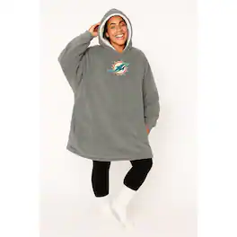 Pegasus - Miami Dolphins 54" x 72" Big Logo Wearable Blanket - Multicolor