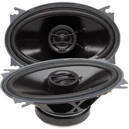 Powerbass - S-4602 - 4x6" Coaxial OEM Replacement Speakers - Pair - Black/Gray