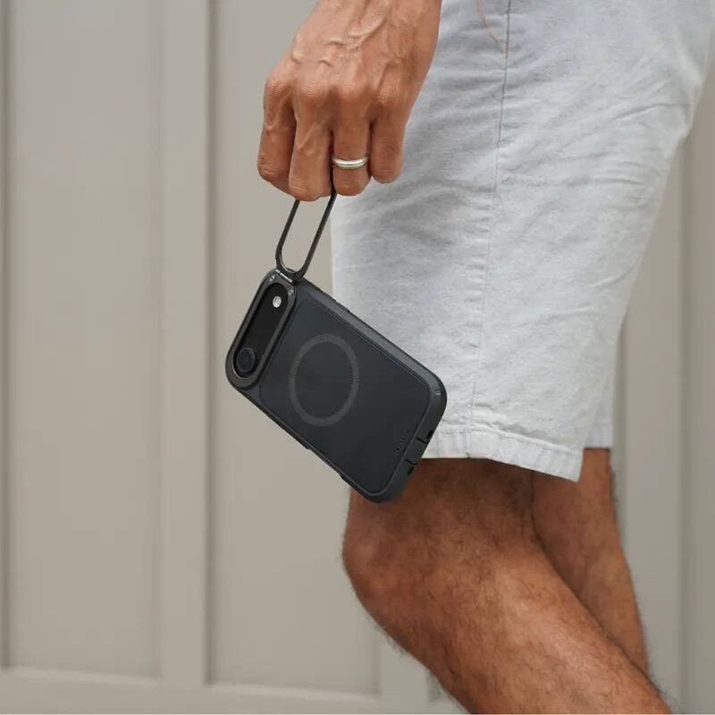 Alt View 1. i-Blason - i-Blason Ares Flip Case for iPhone Air – MagSafe, Kickstand, Screen Protector, Drop Protection - Black.