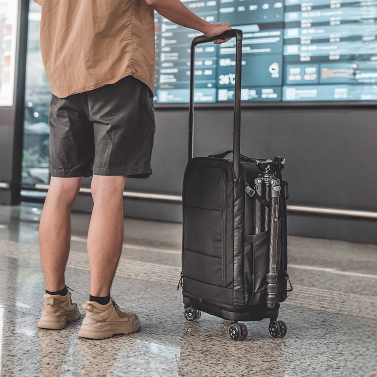 Alt View 5. PGYTECH - PGYTECH Roller Camera Backpack, Space Black.