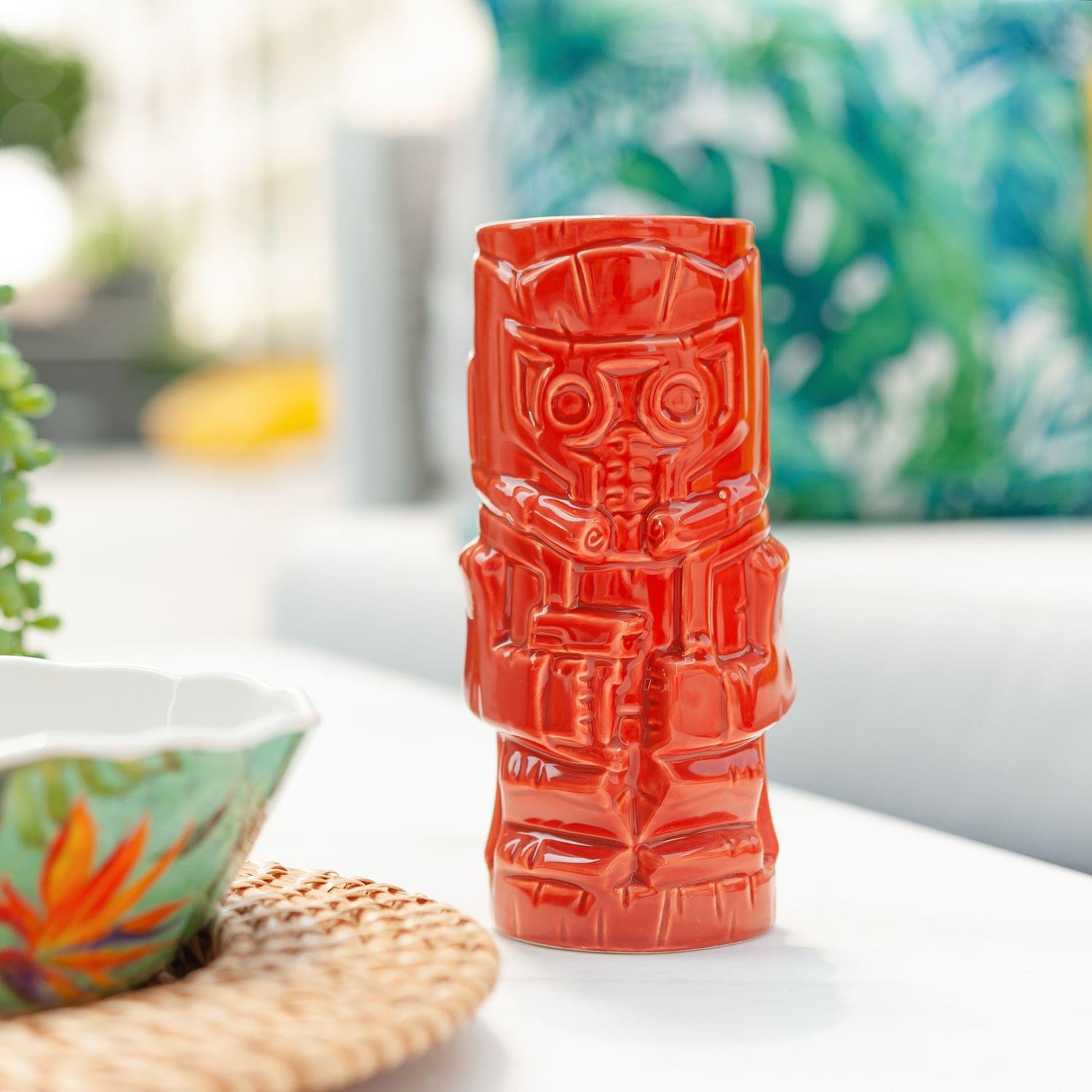 Alt View 3. Marvel - Geeki Tikis Guardians Of The Galaxy Star-Lord Ceramic Mug | Holds 14 Ounces - Red.