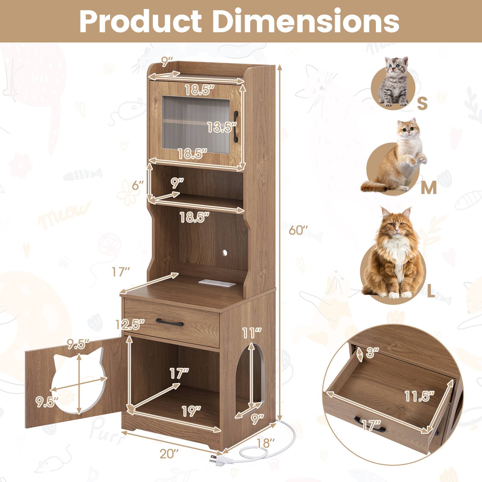 Product Dimensions

9"  
18.5" 13.5"  
18.5"  
6" meew 17"  
9" 18.5"  
60"  
12.5" 9.5" 17" 9.5 19"  
11" 9" 18"  
3 17"  
11.5"