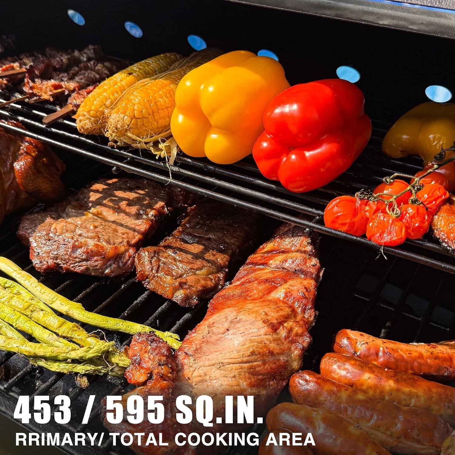 453 / 595 SQ.IN.  
PRIMARY / TOTAL COOKING AREA