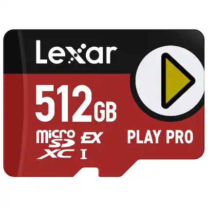 Lexar 512GB MicroSD EX XC I PLAY PRO
