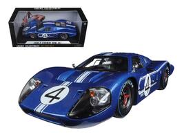 Ford GT MK IV #4 L. Ruby - D. Hulme 24 Hours of Le Mans (1967) 1/18 Diecast Model Car by Shelby Collectibles - Blue