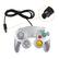 Angle. Kitcheniva - Wired Controller Gamepad For Nintendo GameCube GC & Wii U Console - Silver.