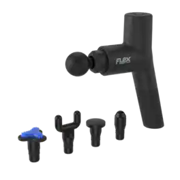 Tzumi - FLEX FITNESS PERCUSSION MASSAGE GUN - Black