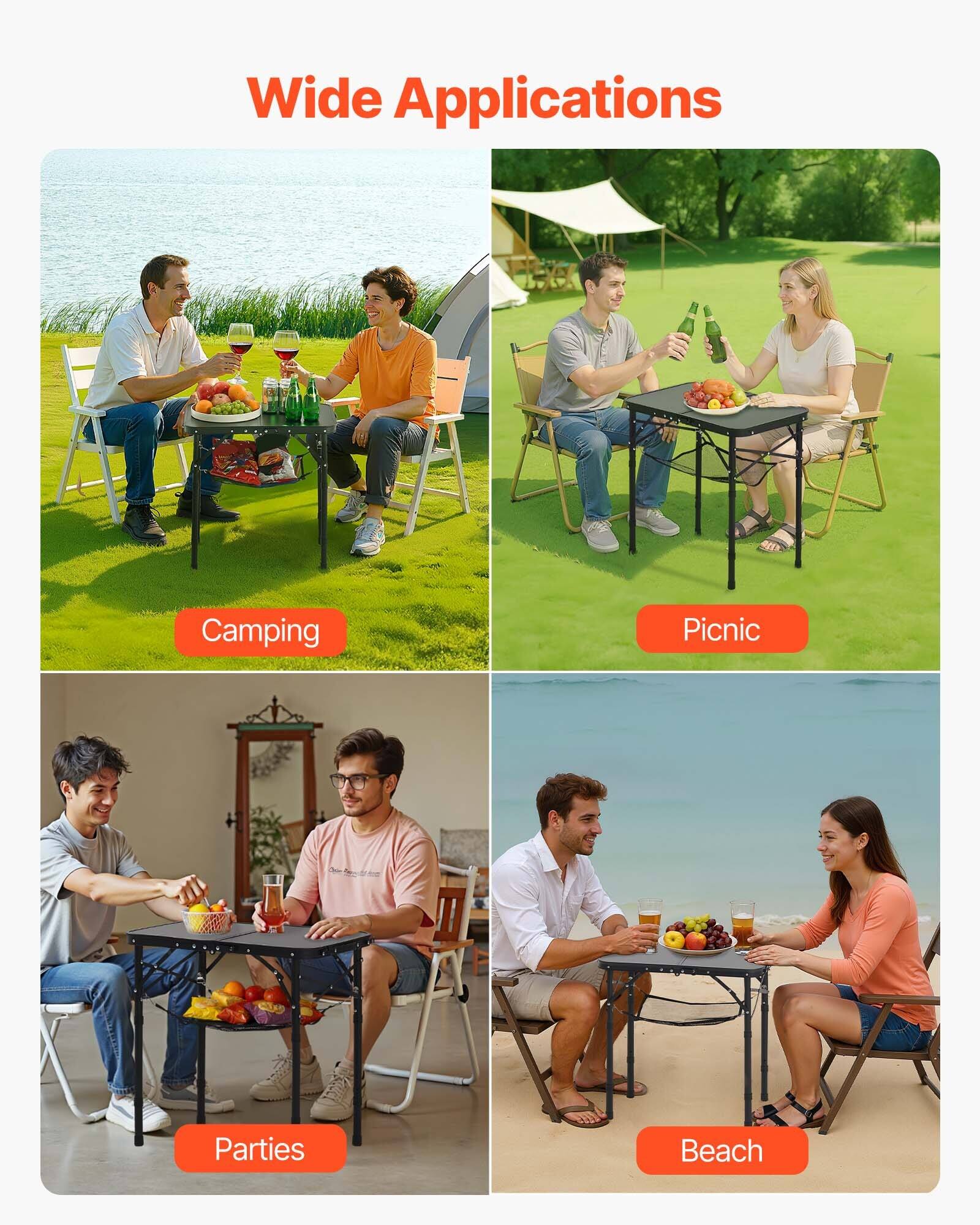 Wide Applications

Camping  
Picnic  
Parties  
Beach